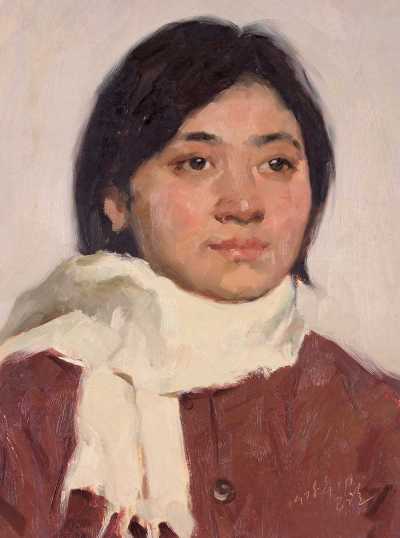 靳尚谊 1978年作 肖像